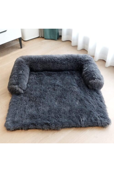 Round Shape bed with dog bed Fur